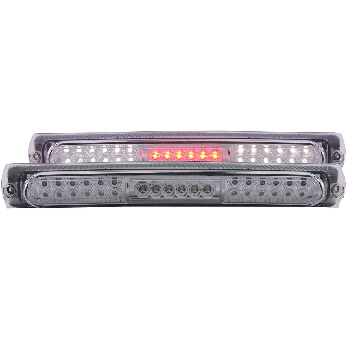 Center High Mount Stop Light LED Clear Lens Chrome Housing Includes Cargo Light Ford Excursion 2000-2005, Ford F-150 1997-2003 AnzoUSA