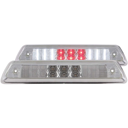 Center High Mount Stop Light LED Clear Lens Chrome Housing B-Series Does Not Fit Raptor Model Ford F-150 2009-2014 AnzoUSA