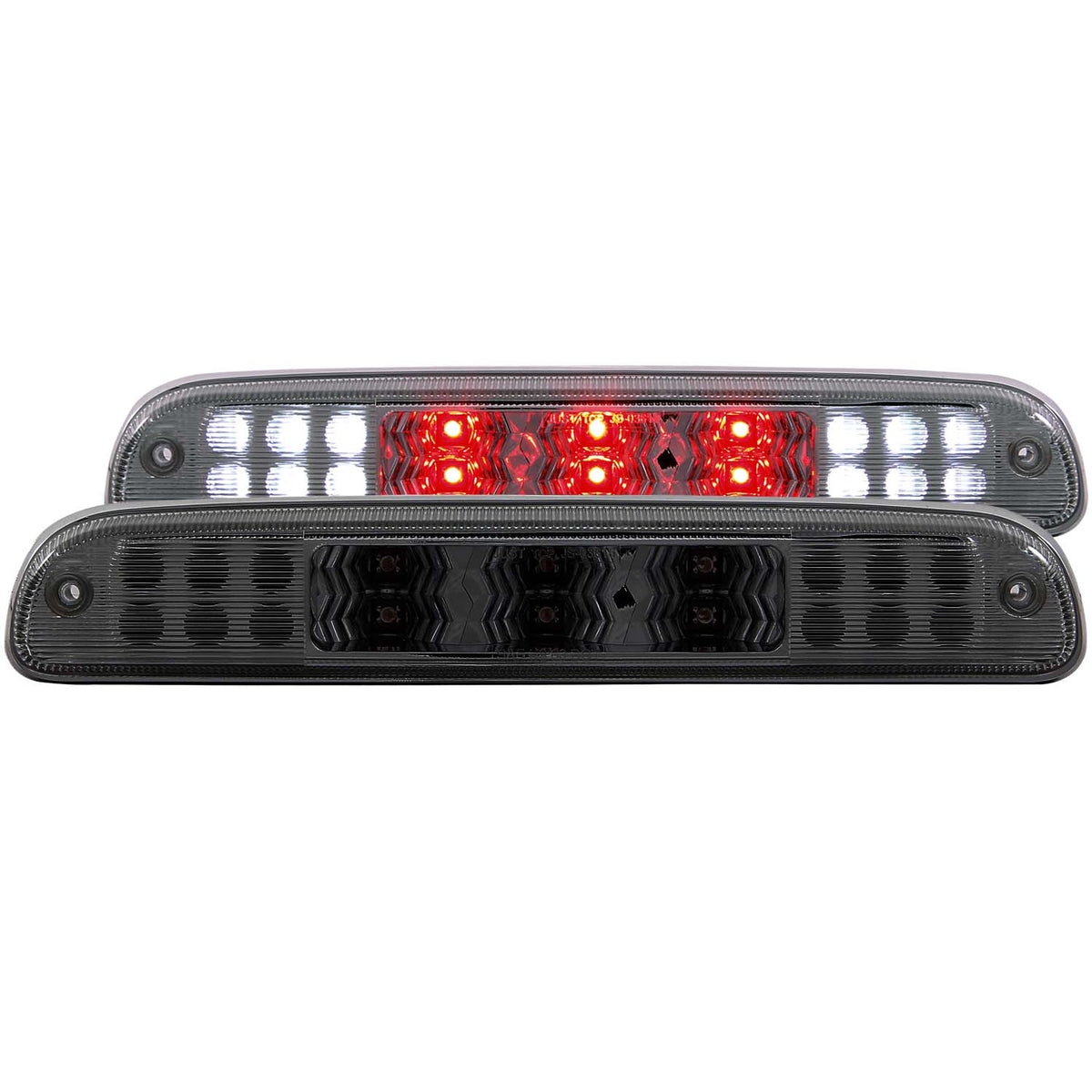 Center High Mount Stop Light LED Smoke Lens B-Series Ford F-250 Super Duty/F-350/F-450/F-550 Super Duty 1999-2016, Ford Ranger 1993-2011 AnzoUSA