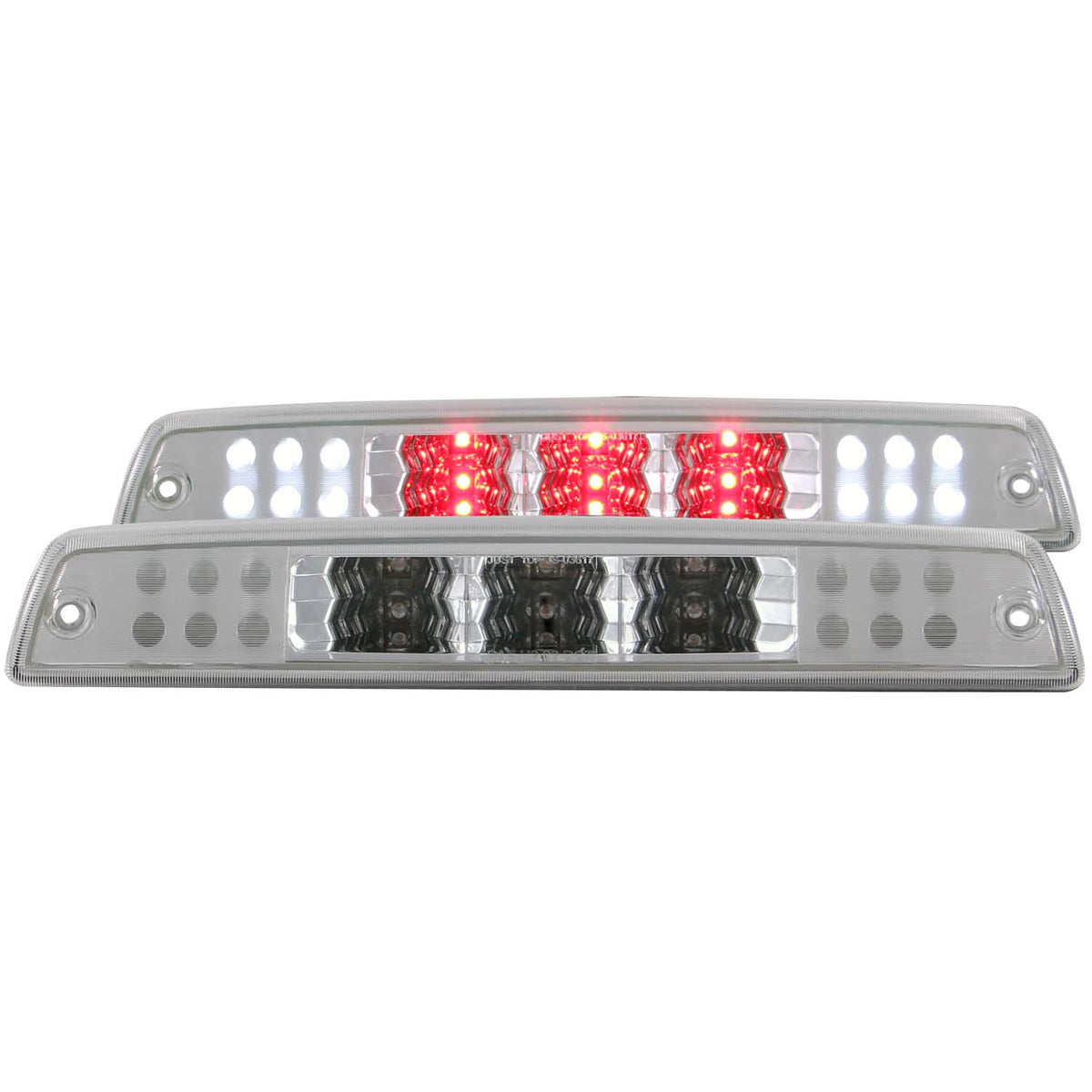 Center High Mount Stop Light LED Clear Lens Chrome Housing B-Series Dodge Ram 1500 1994-2001, 2500/3500 1994-2002 AnzoUSA