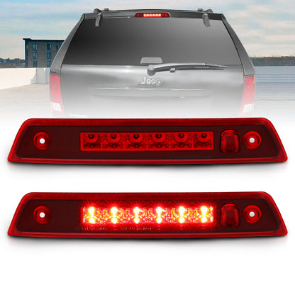 Center High Mount Stop Light Led 3Rd Brake Light Red Jeep Grand Cherokee 2005-2010 AnzoUSA