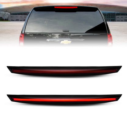 Center High Mount Stop Light LED Black Housing Smoke Lens, W/ Spoiler Pc Chevrolet Suburban 1500/Tahoe 2007-2014, 2500 2007-2013, GMC Yukon 2007-2014 AnzoUSA