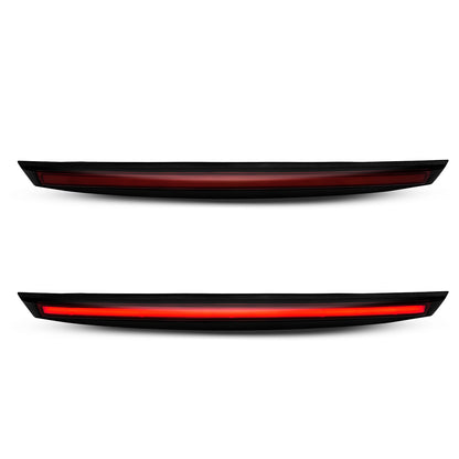 Center High Mount Stop Light LED Black Housing Smoke Lens, W/ Spoiler Pc Chevrolet Suburban 1500/Tahoe 2007-2014, 2500 2007-2013, GMC Yukon 2007-2014 AnzoUSA-1