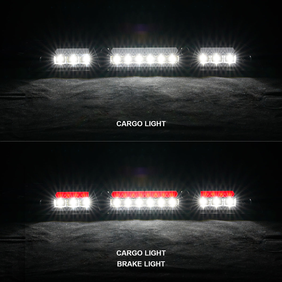 Center High Mount Stop Light LED Clear Lens Ford F-150 2015-2023, Ford F-250/F-350/F-450 Super Duty 2017-2022, Ford Ranger 2019-2023 AnzoUSA-1