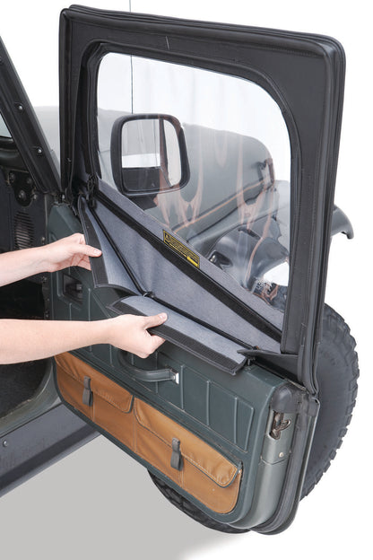 Jeep Fabric Door Skins For Jeep 1988-1995 Wrangler YJ air Bestop-3