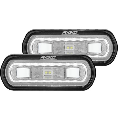 SR-L Series Off-Road Spreader Pod 3 Wire Surface Mount with Halo Pair Rigid Industries-3