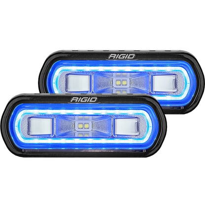 SR-L Series Off-Road Spreader Pod 3 Wire Surface Mount with Halo Pair Rigid Industries-2