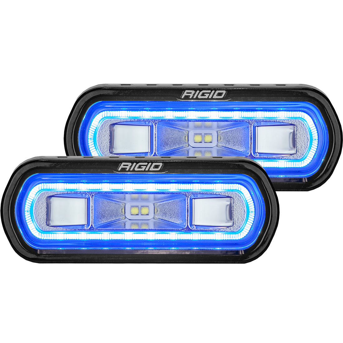 SR-L Series Off-Road Spreader Pod 3 Wire Surface Mount with Halo Pair Rigid Industries-2