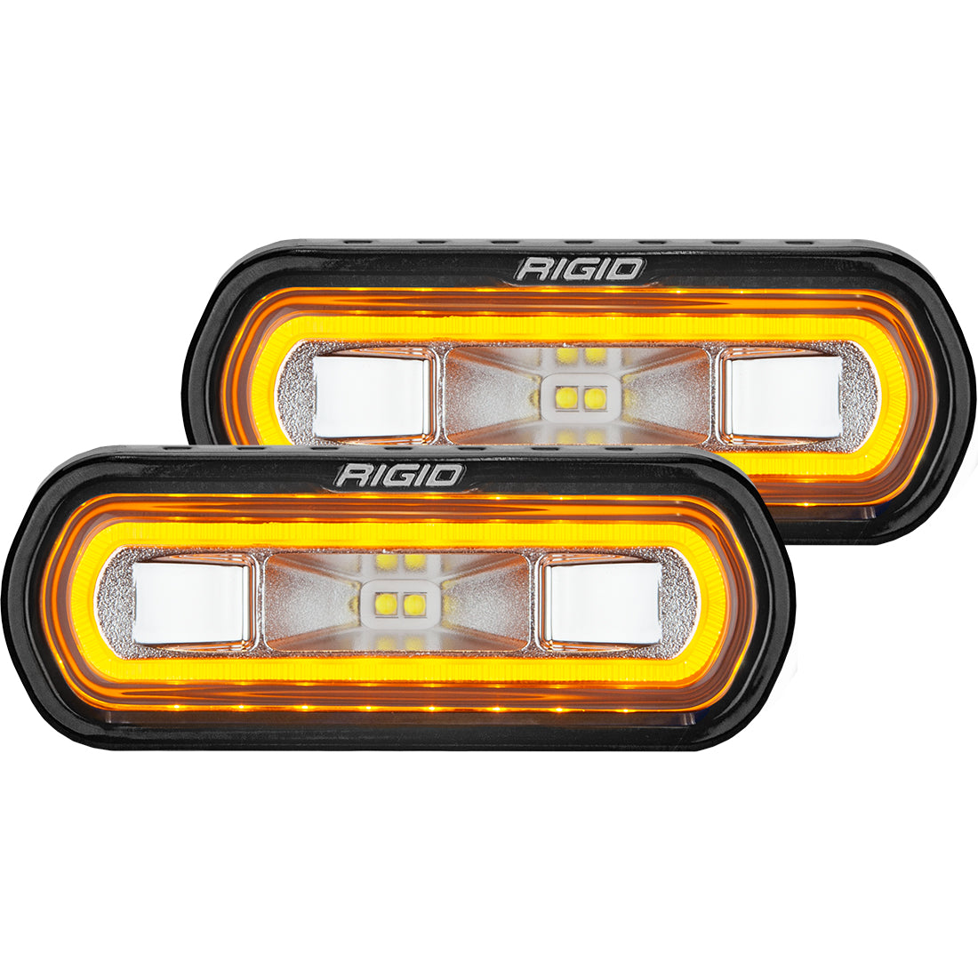 SR-L Series Off-Road Spreader Pod 3 Wire Surface Mount with Halo Pair Rigid Industries