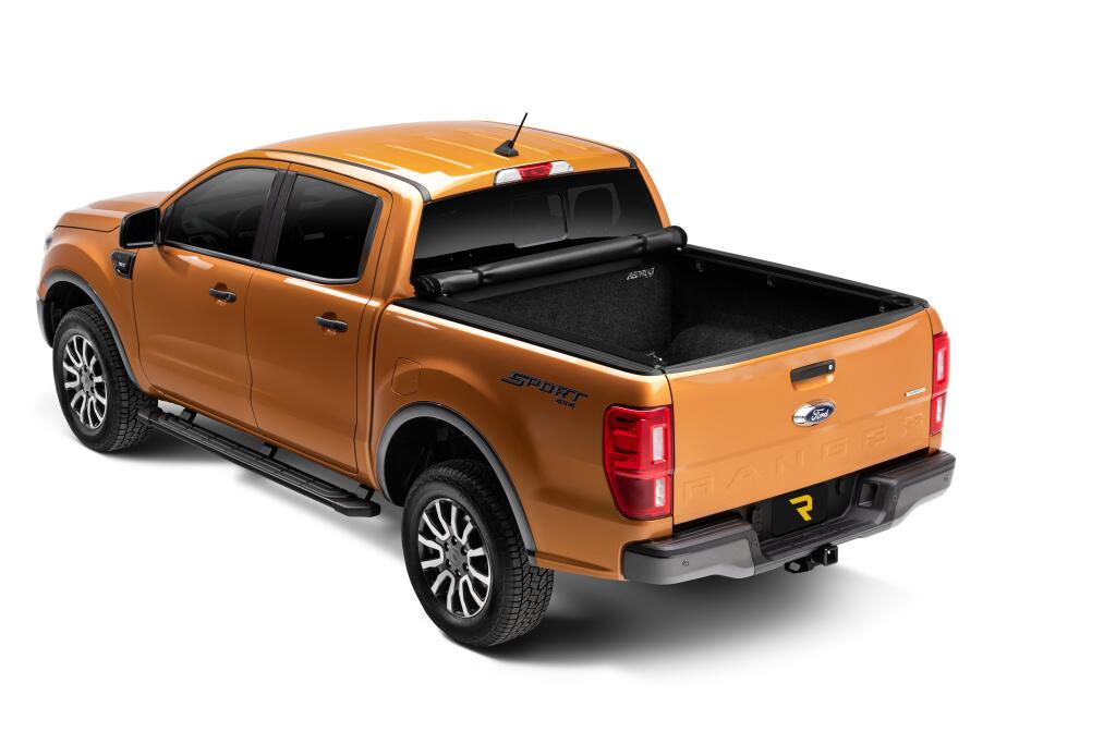 Lo Pro Tonneau Cover Black 2024-2025 Ford Ranger 5 Foot Bed Truxedo-2
