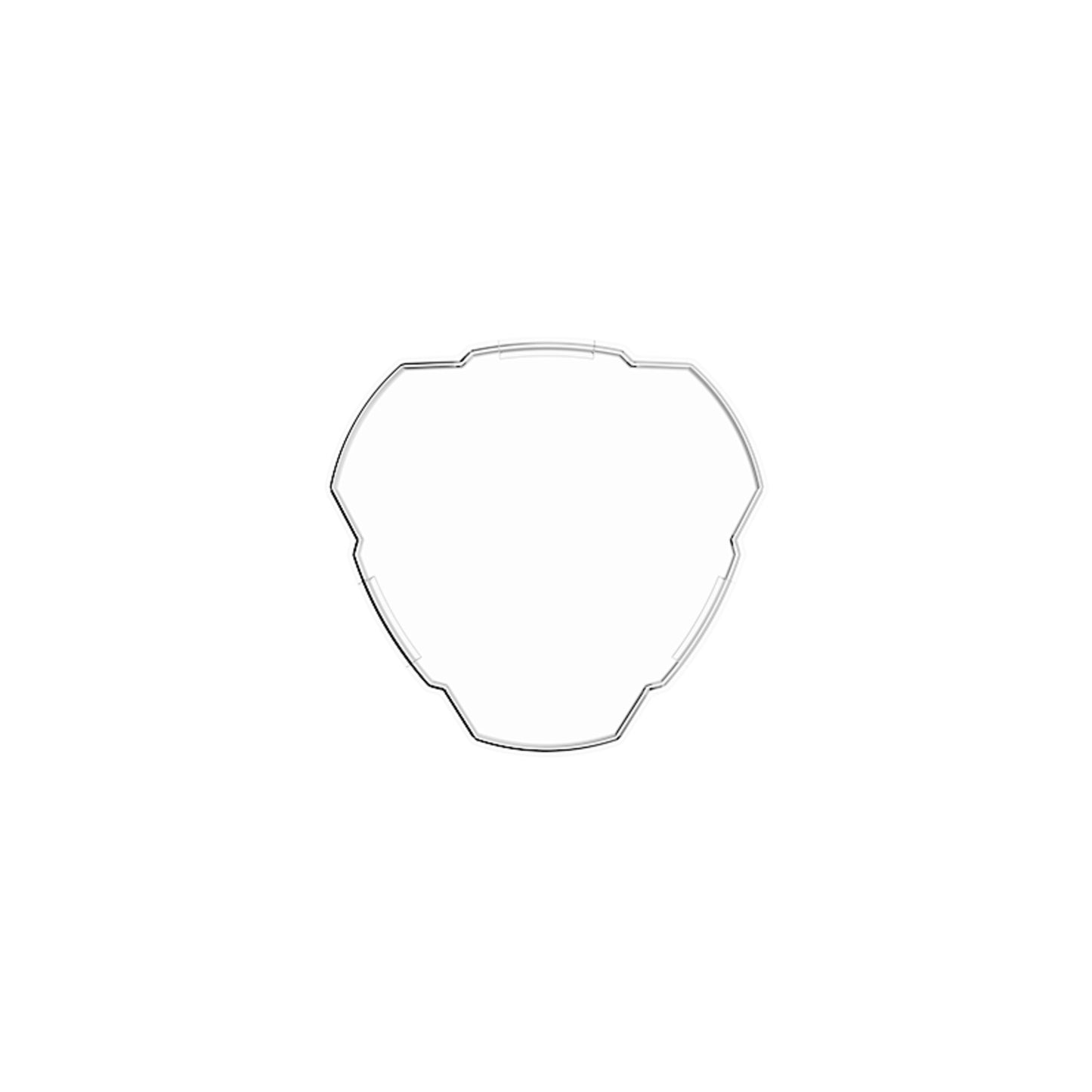 Head Light Cover Shield Flex Era 3 Each KC Hilites-3