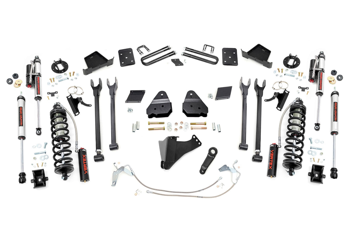 6 Inch Lift Kit 4-Link No OVLD C/O Vertex Ford F-250 Super Duty (11-14) Rough Country