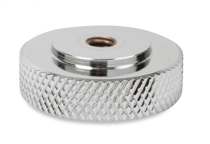 Air Cleaner Nut 1/4-10 Chrome Steel, Knurled 1/4-20 Thread, Chrome Steel, Knurled Mr Gasket-2
