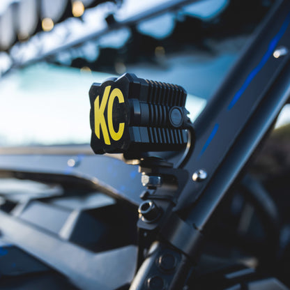 Head Light Cover Flex Era 1 Black Each KC Hilites-8
