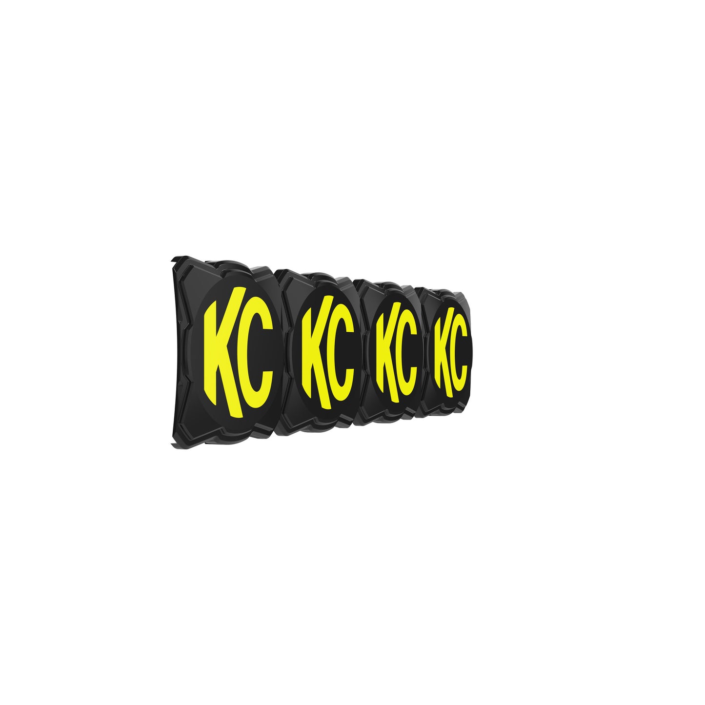 Head Light Cover Flex Era Bar 10 Inch Black/Yellow Each KC Hilites-1