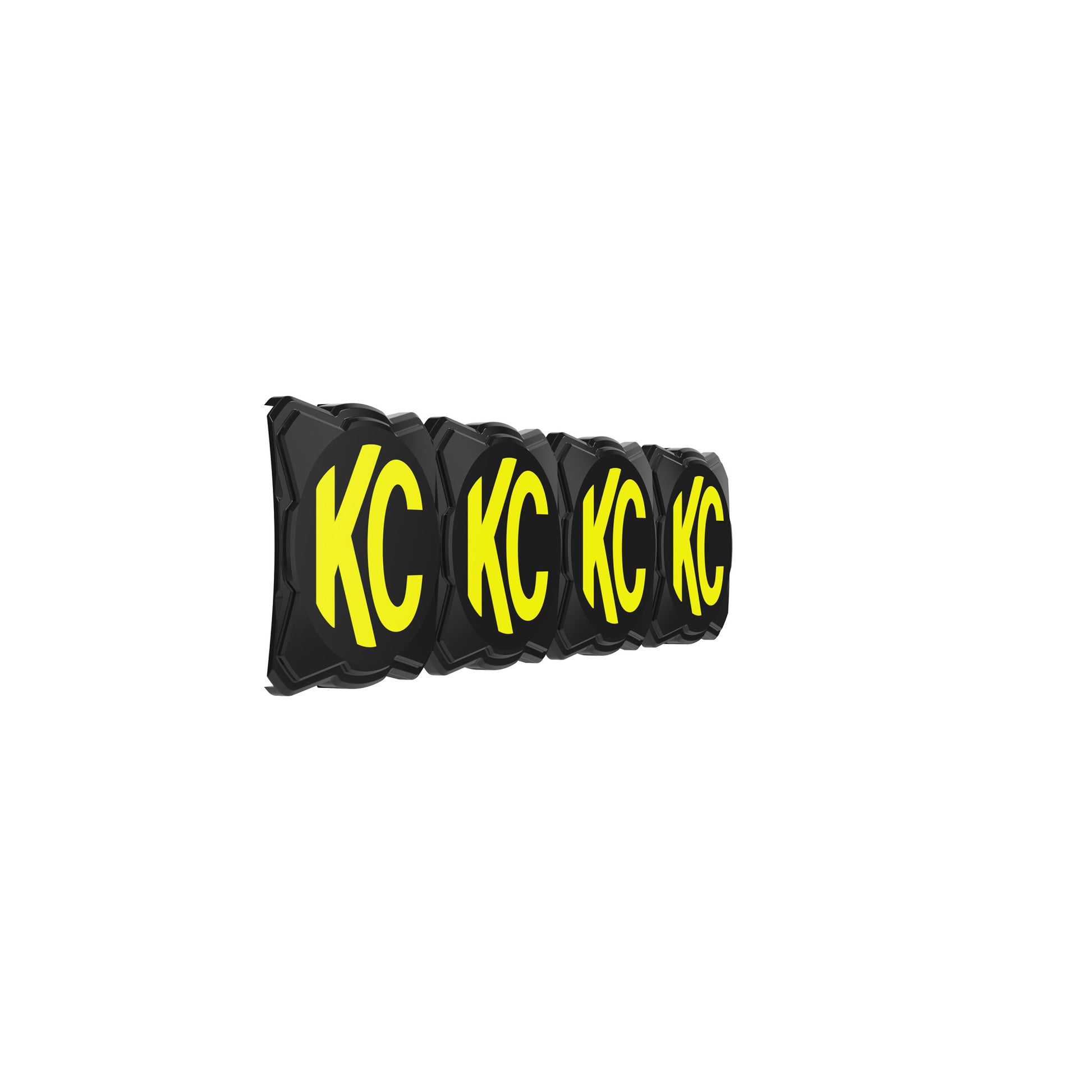 Head Light Cover Flex Era Bar 10 Inch Black/Yellow Each KC Hilites-1