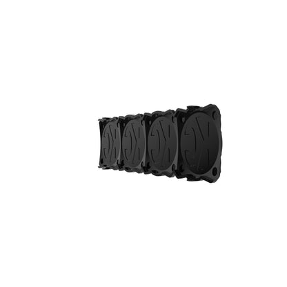 Head Light Cover Flex Era Bar 10 Inch Black/Yellow Each KC Hilites-3
