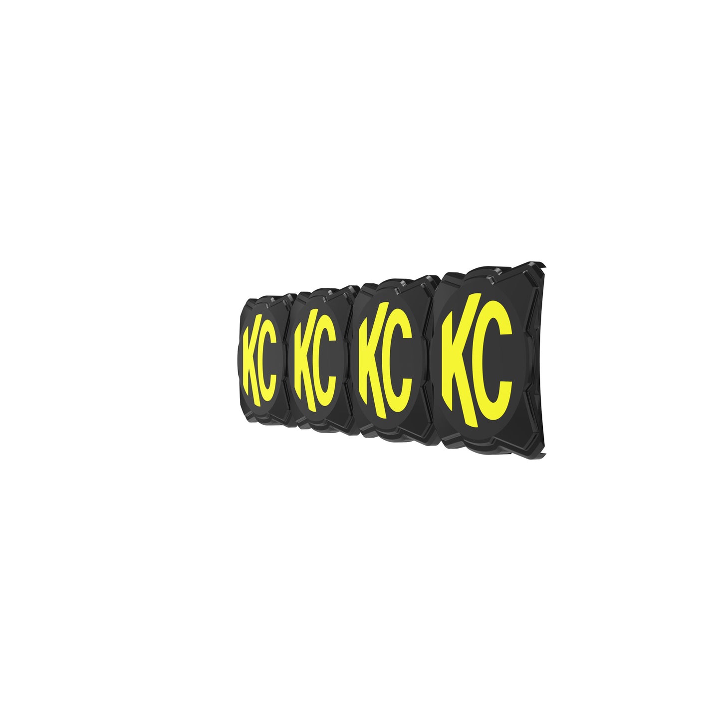 Head Light Cover Flex Era Bar 10 Inch Black/Yellow Each KC Hilites-7