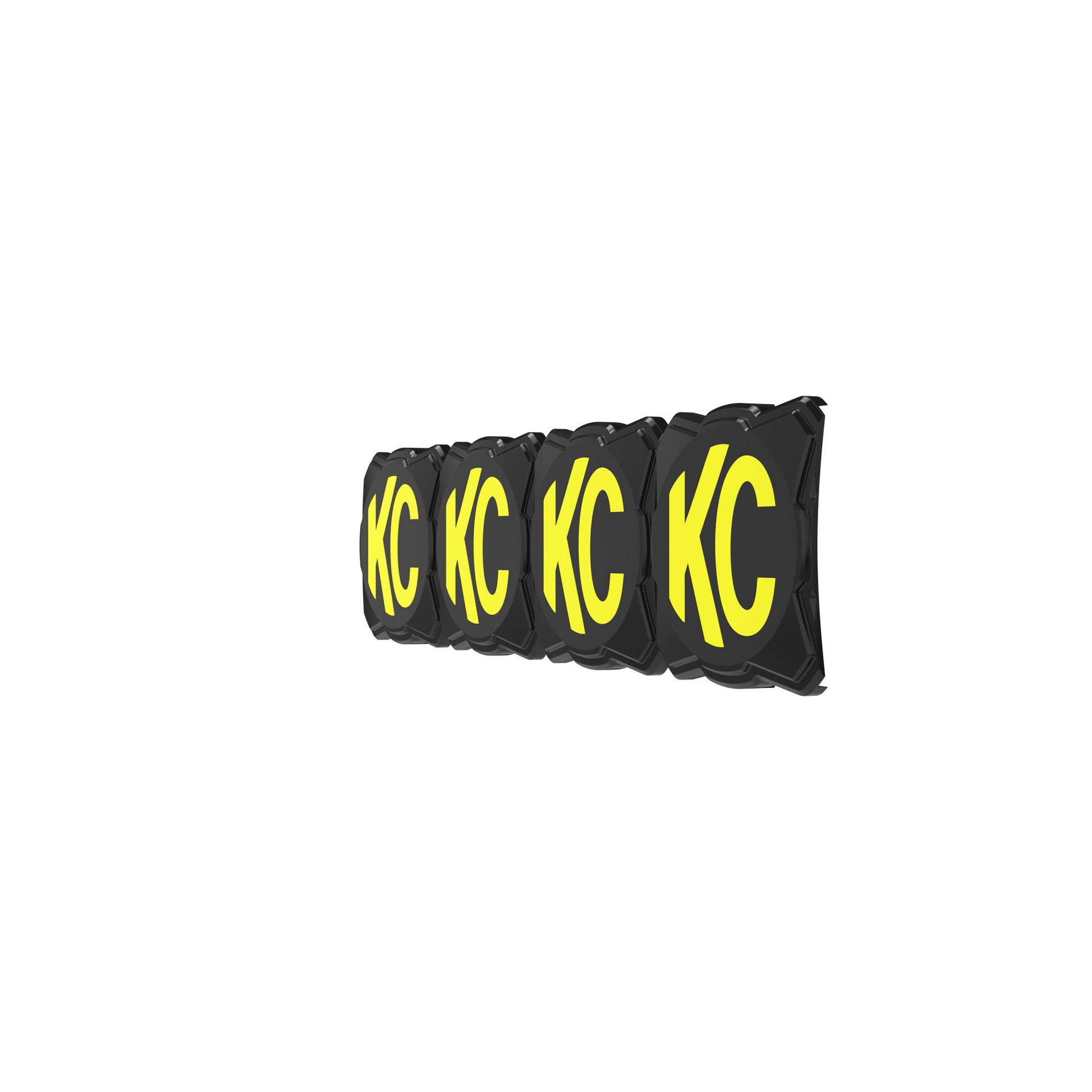 Head Light Cover Flex Era Bar 10 Inch Black/Yellow Each KC Hilites-7
