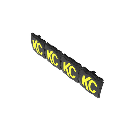 Head Light Cover Flex Era Bar 10 Inch Black/Yellow Each KC Hilites-8