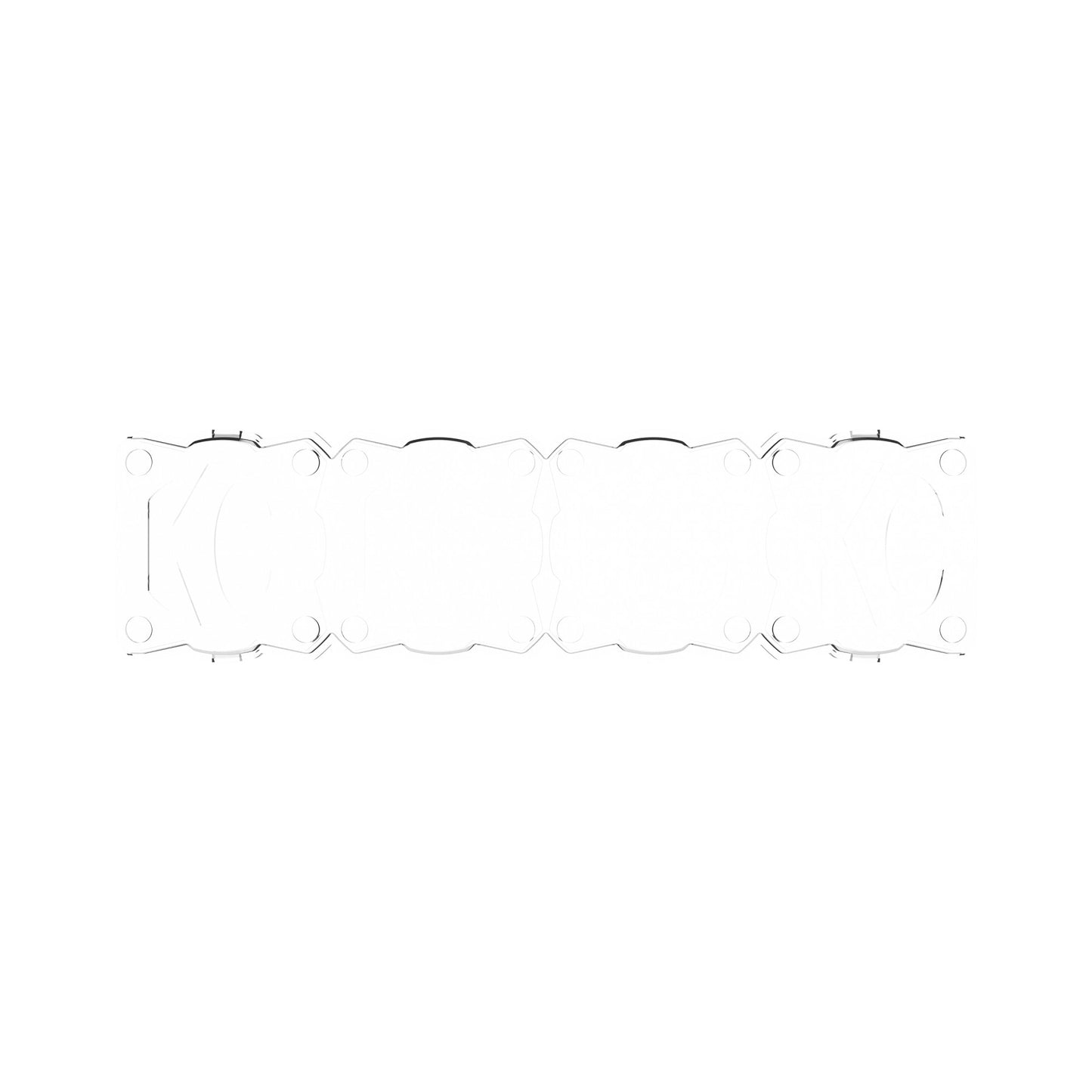 Head Light Cover Shield Flex Era Bar 10 Inch Each KC Hilites-15