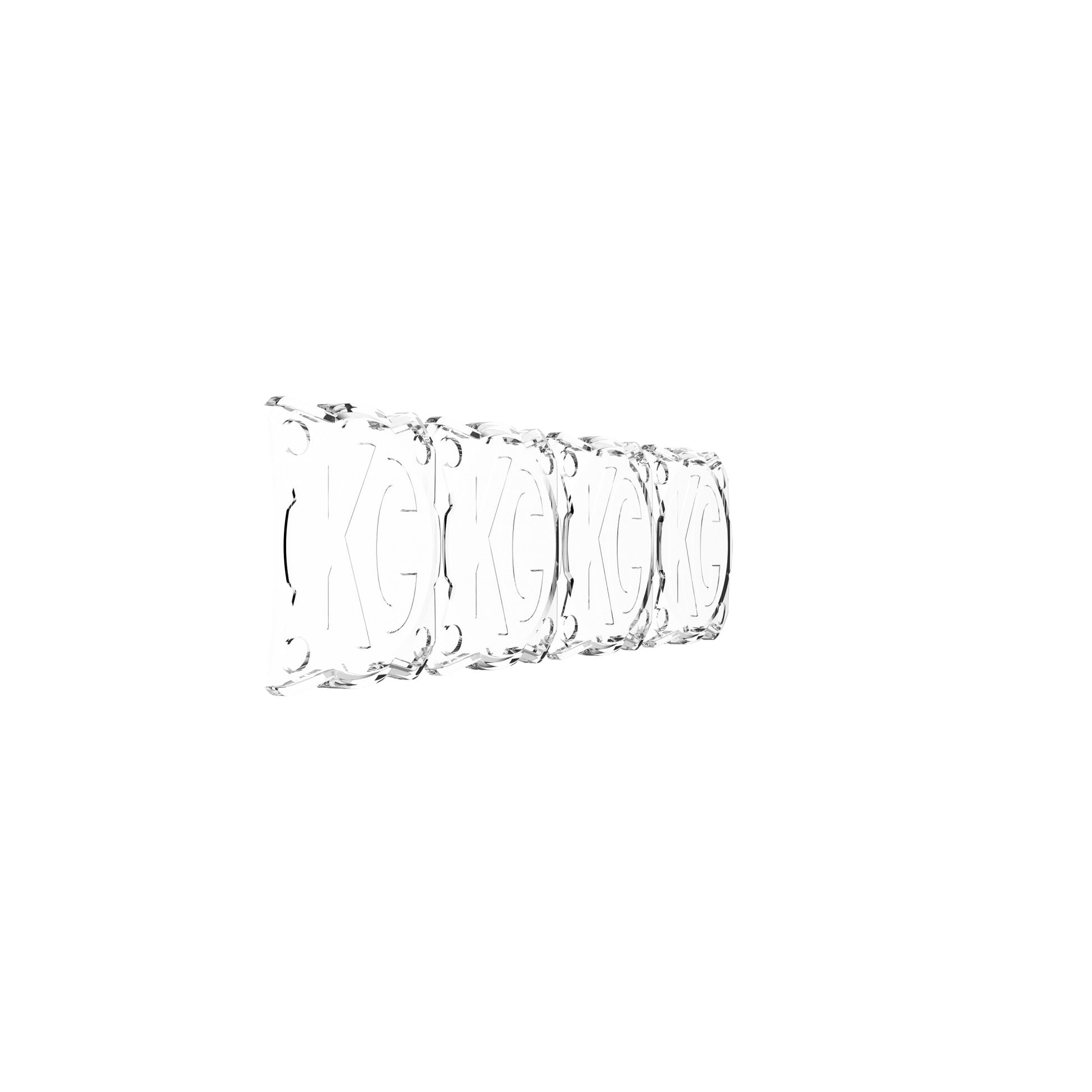 Head Light Cover Shield Flex Era Bar 10 Inch Each KC Hilites-16