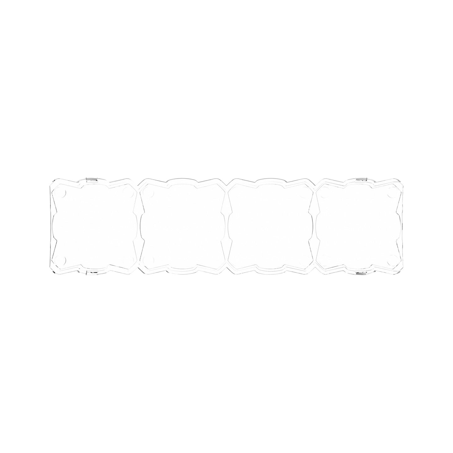 Head Light Cover Shield Flex Era Bar 10 Inch Each KC Hilites-19