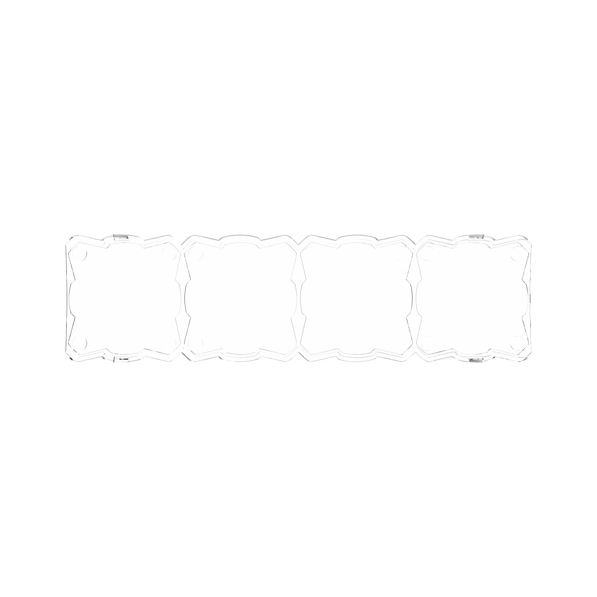 Head Light Cover Shield Flex Era Bar 10 Inch Each KC Hilites-19