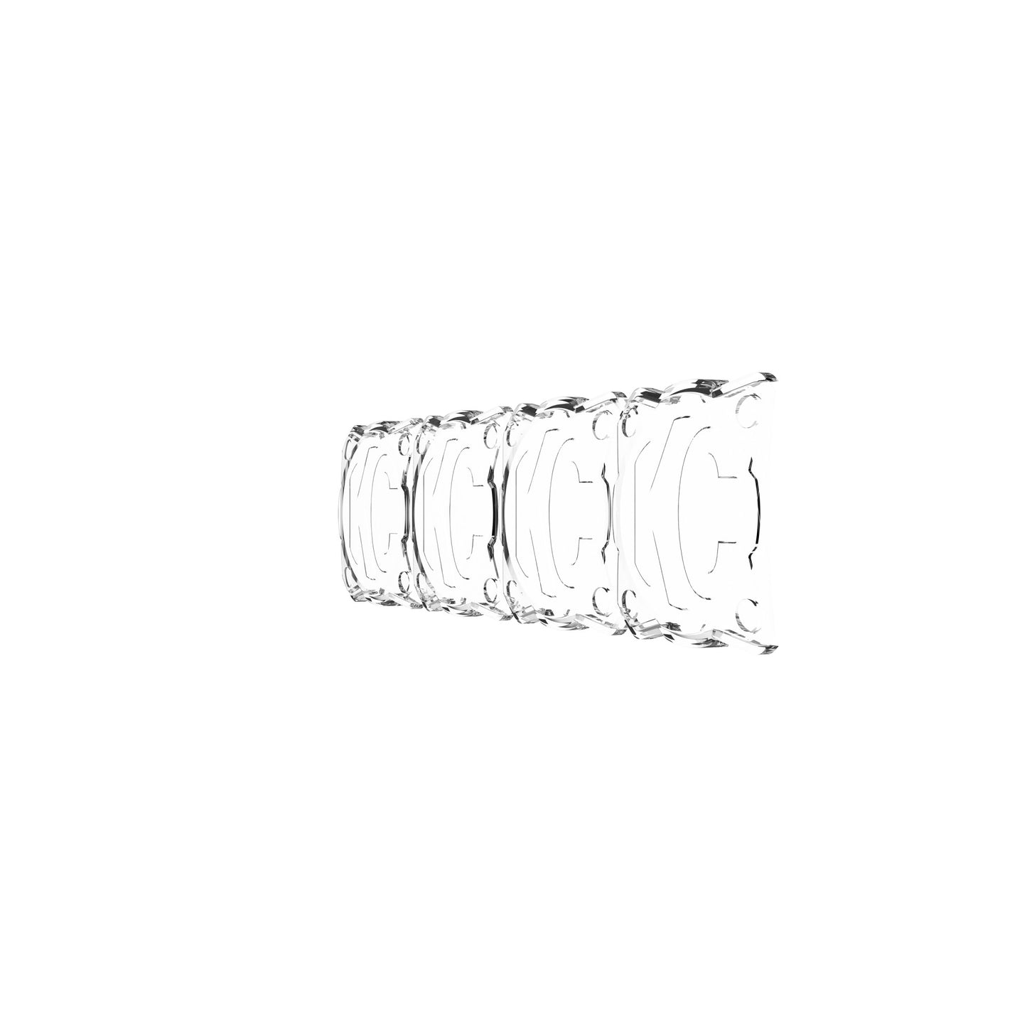 Head Light Cover Shield Flex Era Bar 10 Inch Each KC Hilites-22
