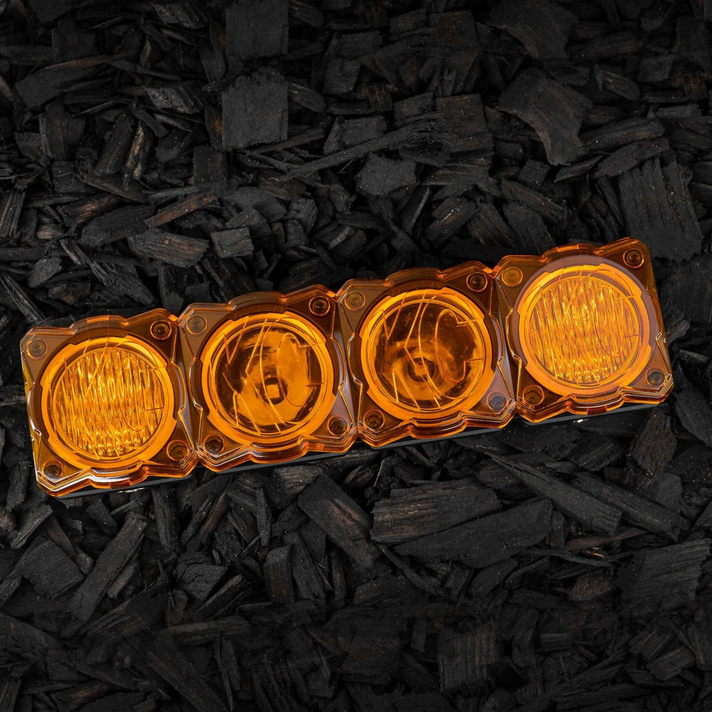 Head Light Cover Shield Flex Era Bar 10 Inch Each KC Hilites-10