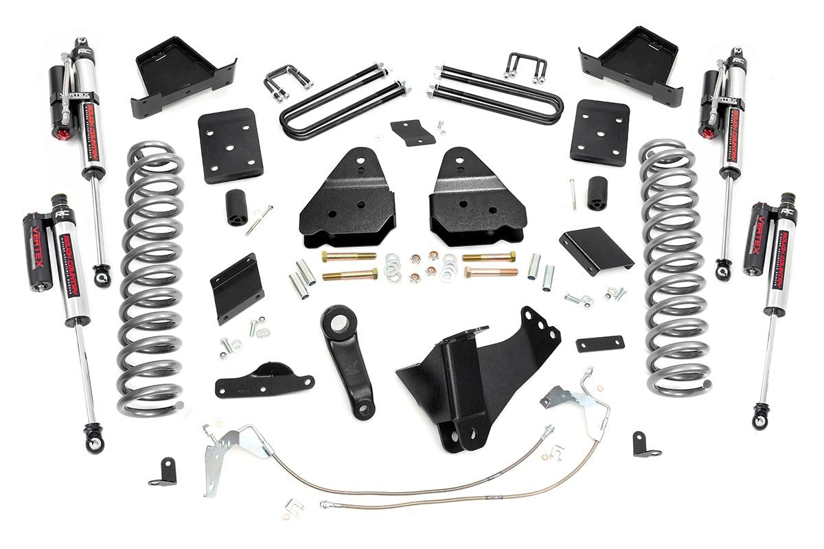Rough Country 6 Inch Suspension Lift Kit Vertex 11-14 F-250 4WD Gas Rough Country
