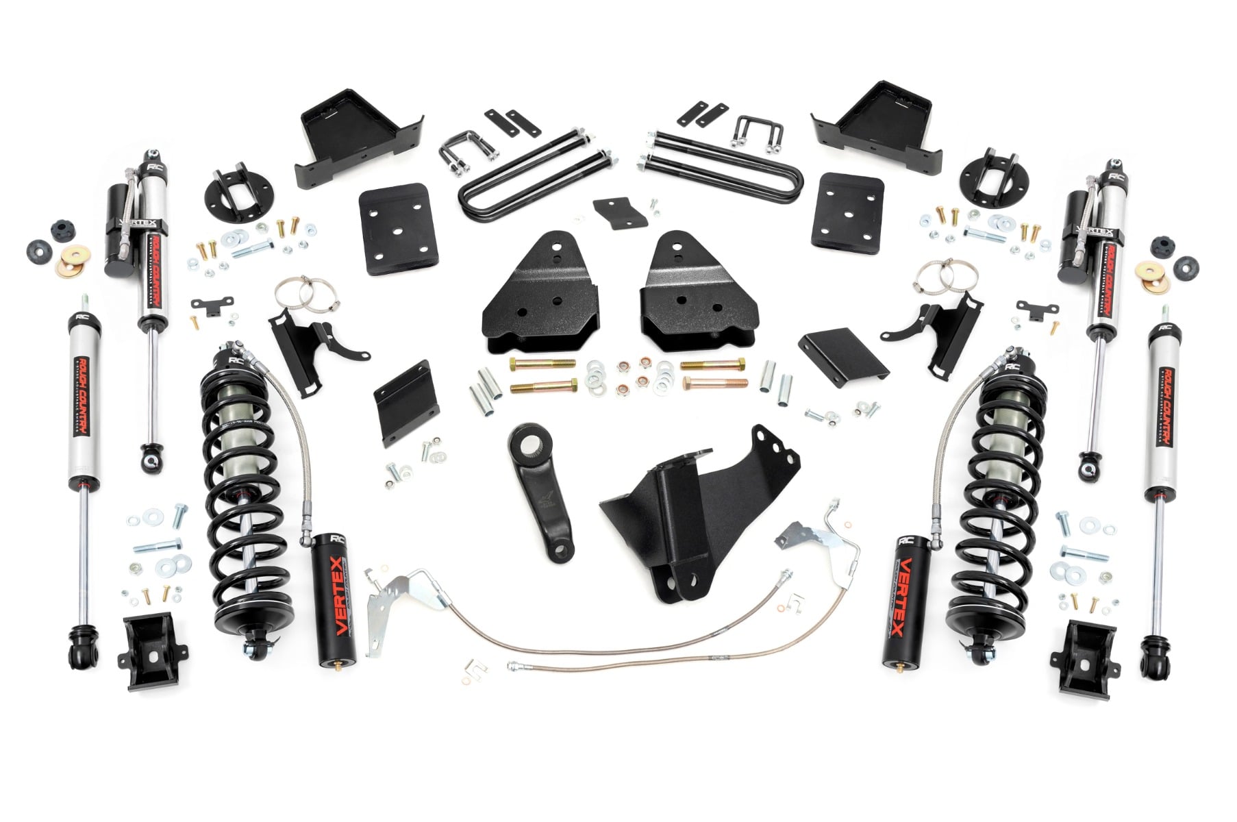 6 Inch Lift Kit Gas No OVLD C/O Vertex Ford F-250 Super Duty (11-14) Rough Country