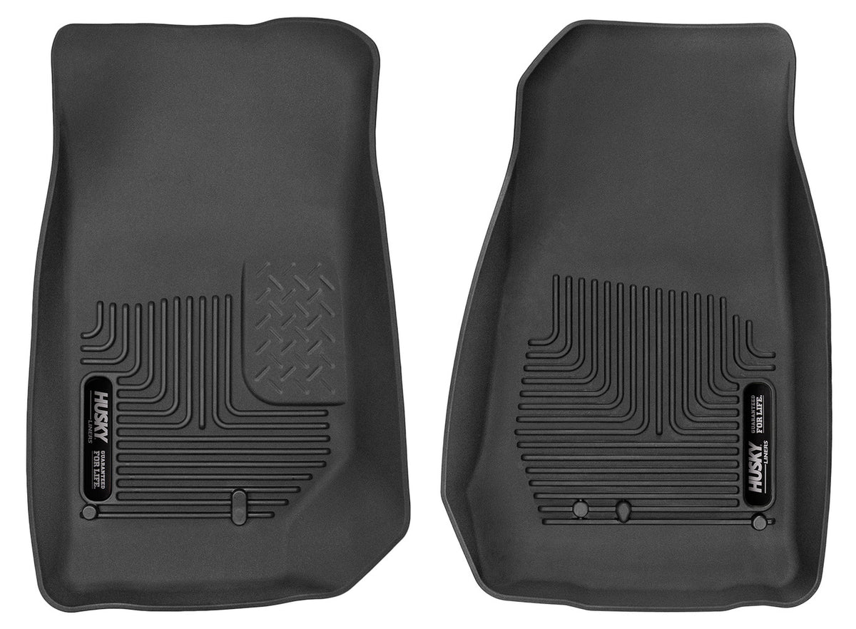 X-act Contour Front Floor For 2007-201 Jeep Wrangler JK 2/4Door Husky Liners