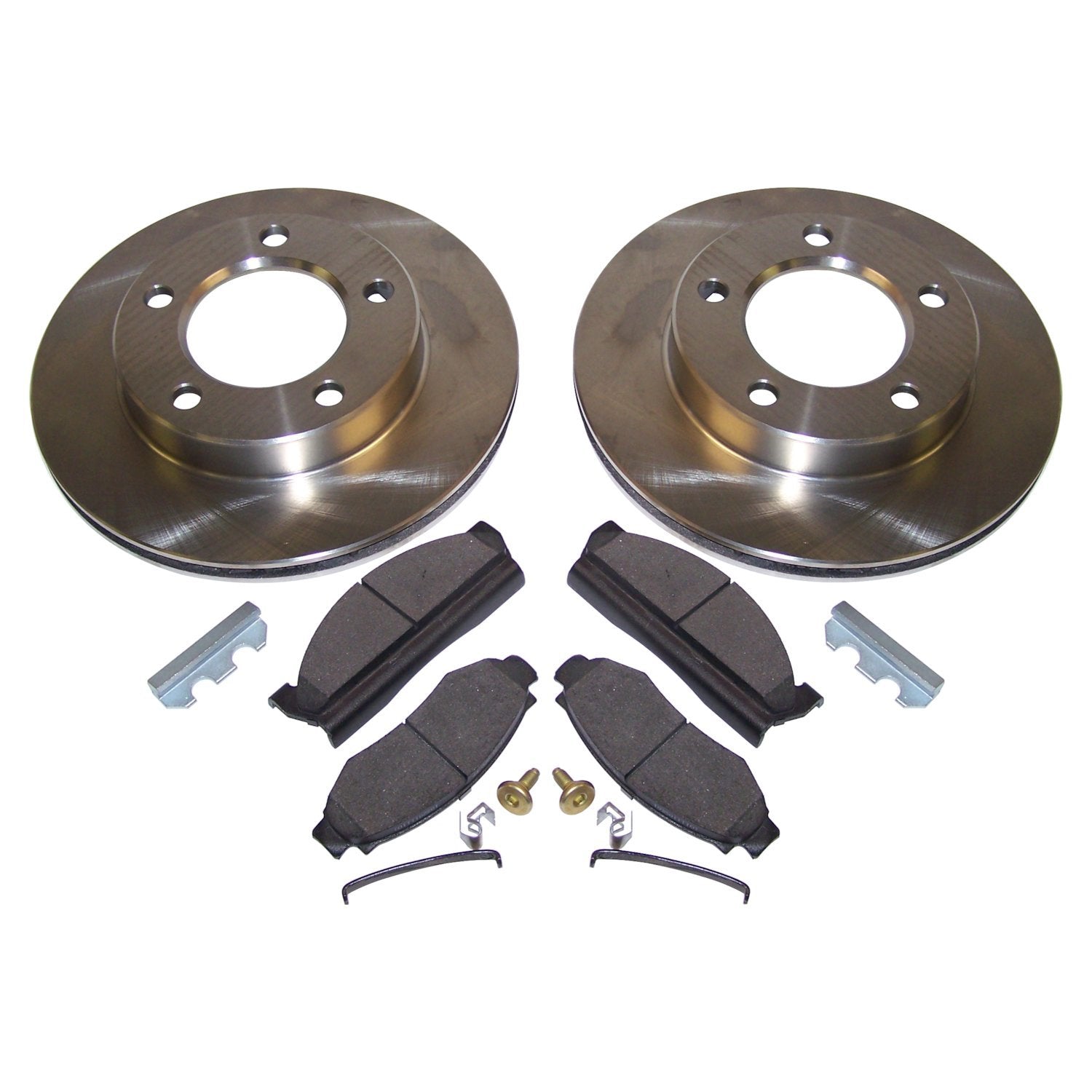 Front Disc Brake Service Kit for Select 78-81 CJ-5, CJ-7, CJ-8 w/ 6 Bolt Flange Crown Automotive