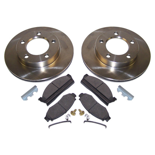 Front Disc Brake Service Kit for Select 78-81 CJ-5, CJ-7, CJ-8 w/ 6 Bolt Flange Crown Automotive