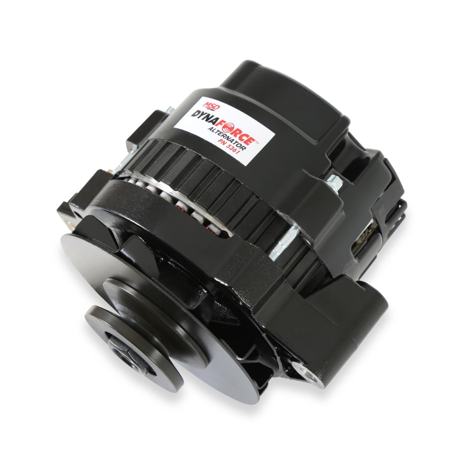 Dynaforce Alternator 160 Amp Black This Alternator Features 160 Amps Subtle Appearance MSD Ignition-2
