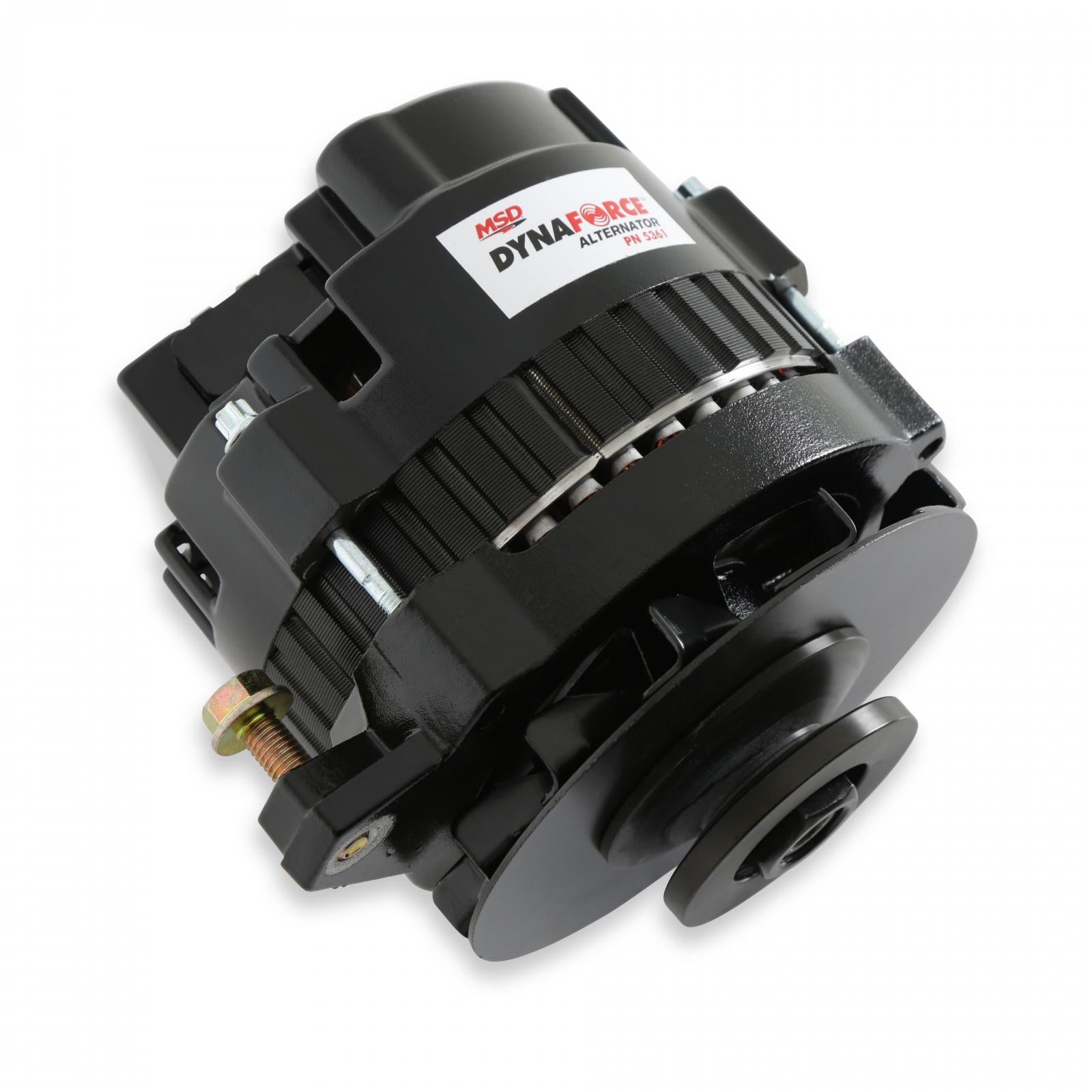 Dynaforce Alternator 160 Amp Black This Alternator Features 160 Amps Subtle Appearance MSD Ignition-3