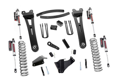 6 Inch Suspension Lift Kit Radius Arms w/Vertex Shocks 05-07 F-250/350 4WD Rough Country-1