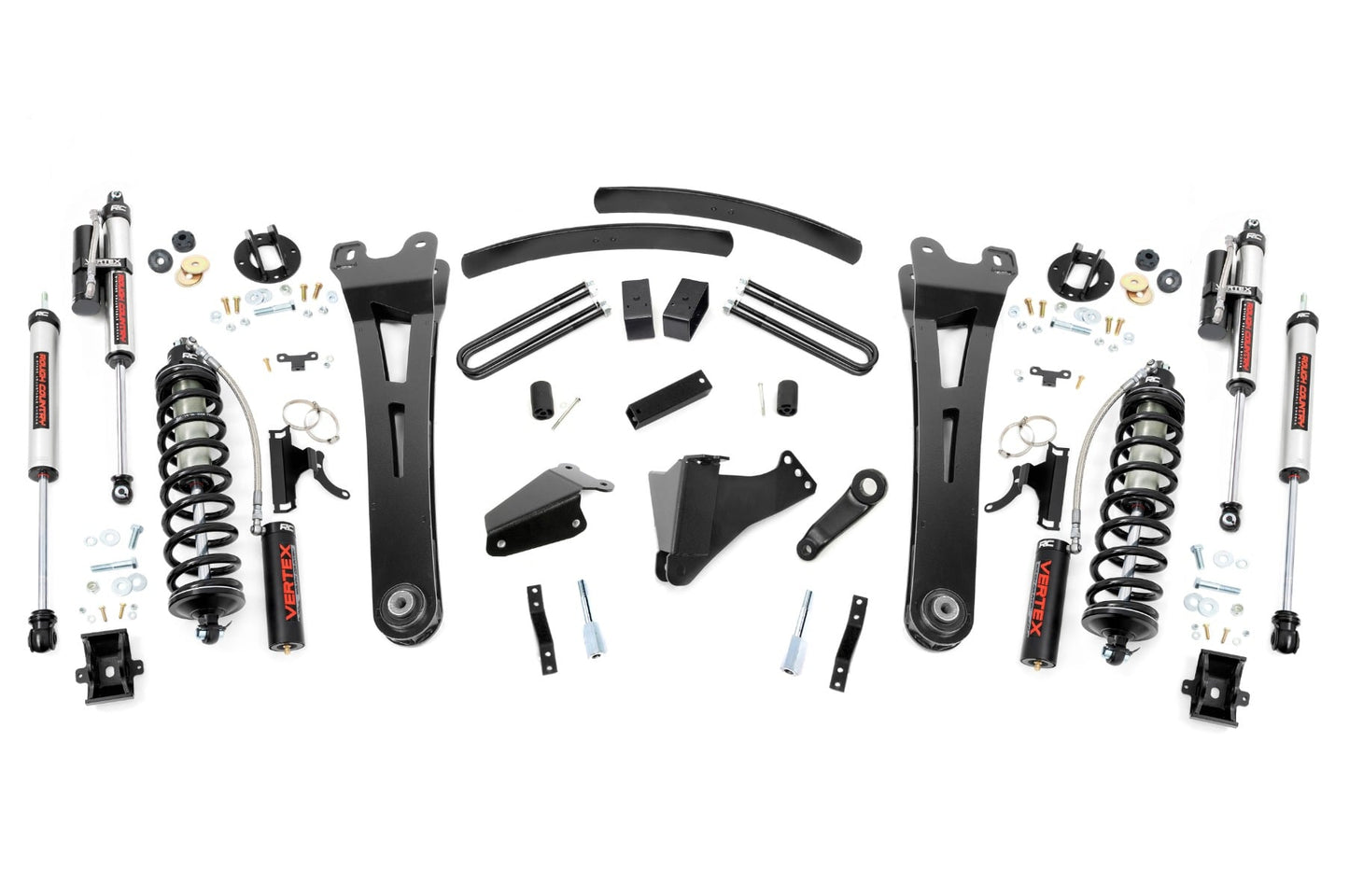 6 Inch Lift Kit Gas Radius Arm C/O Vertex Ford F-250/F-350 Super Duty (05-07) Rough Country