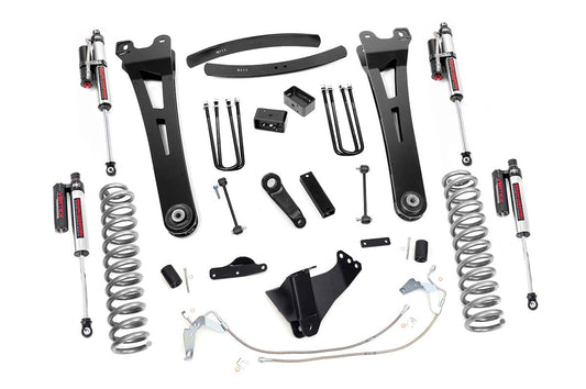 6 Inch Suspension Lift Kit Radius Arms w/Vertex Shocks 08-10 F-250/350 4WD Rough Country
