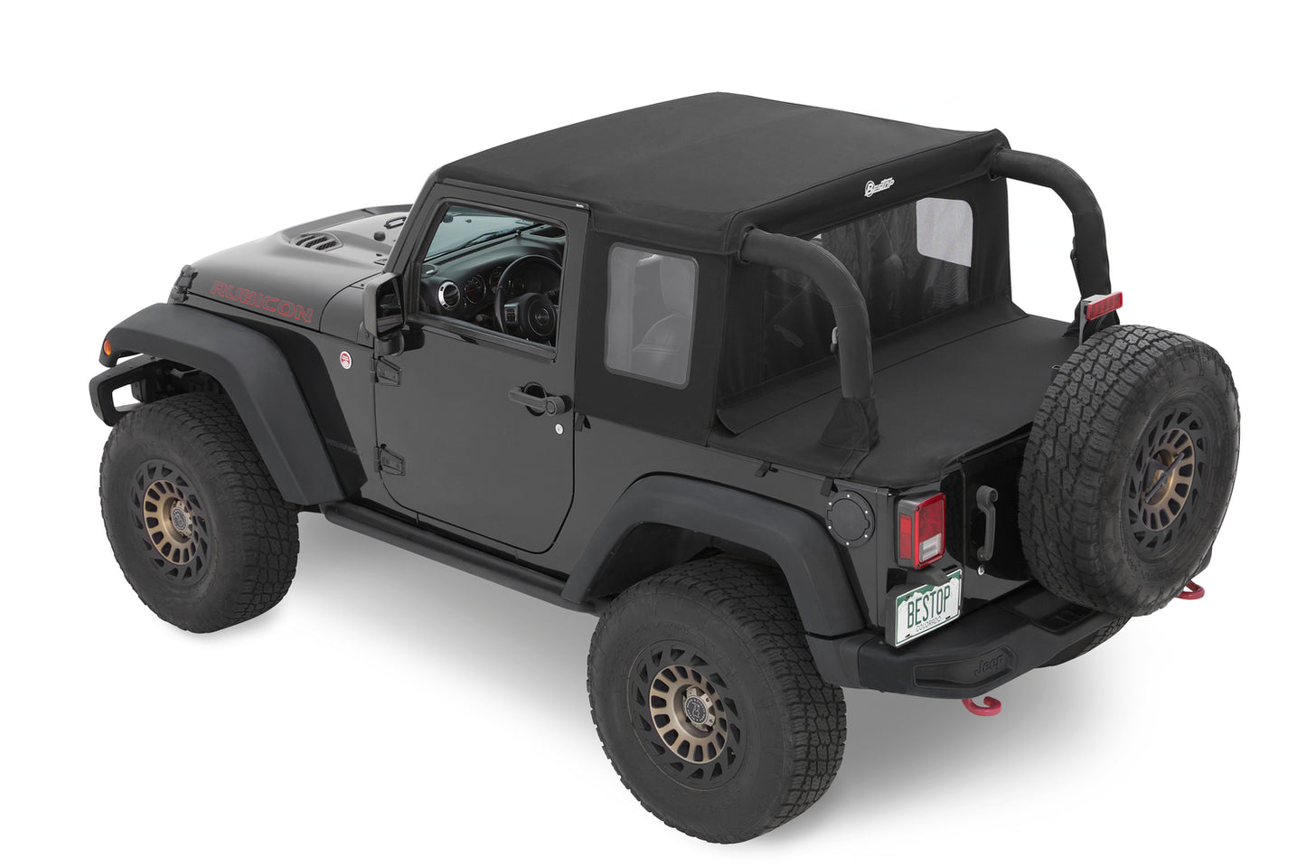 Jeep Wrangler Halftop Soft Tops For Jeep 2007-2018 Wrangler JK 2 Door Bestop-8