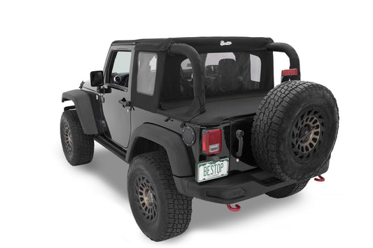 Bestop Jeep Wrangler Halftop Soft Tops For Jeep 2007-2018 Wrangler JK 2 Door Bestop