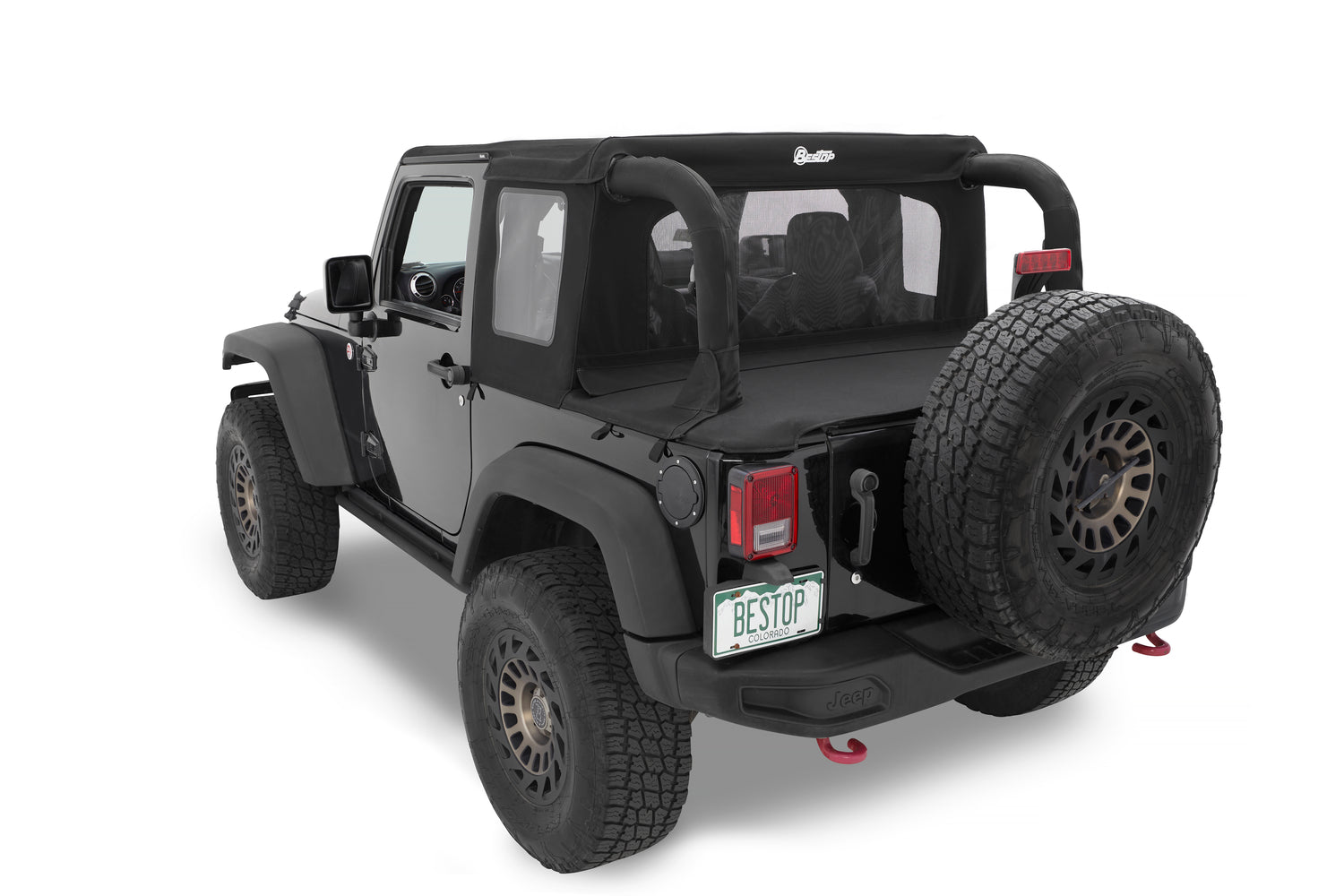 Jeep Wrangler Halftop Soft Tops For Jeep 2007-2018 Wrangler JK 2 Door Bestop