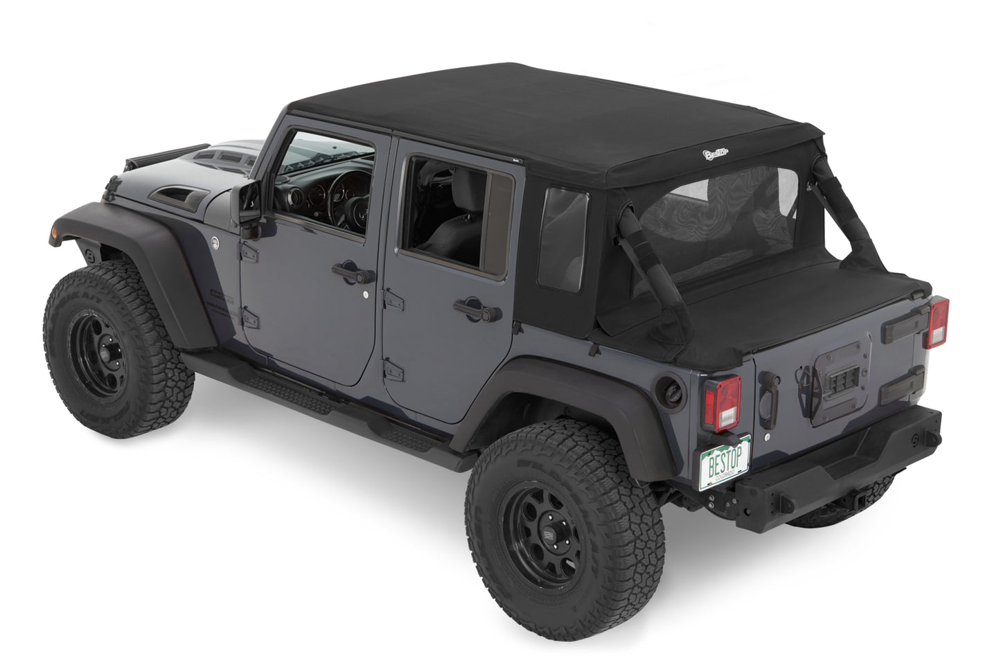 Bestop Jeep Wrangler Halftop Soft Tops For Jeep 2007-2018 Wrangler JK 4 Door Bestop