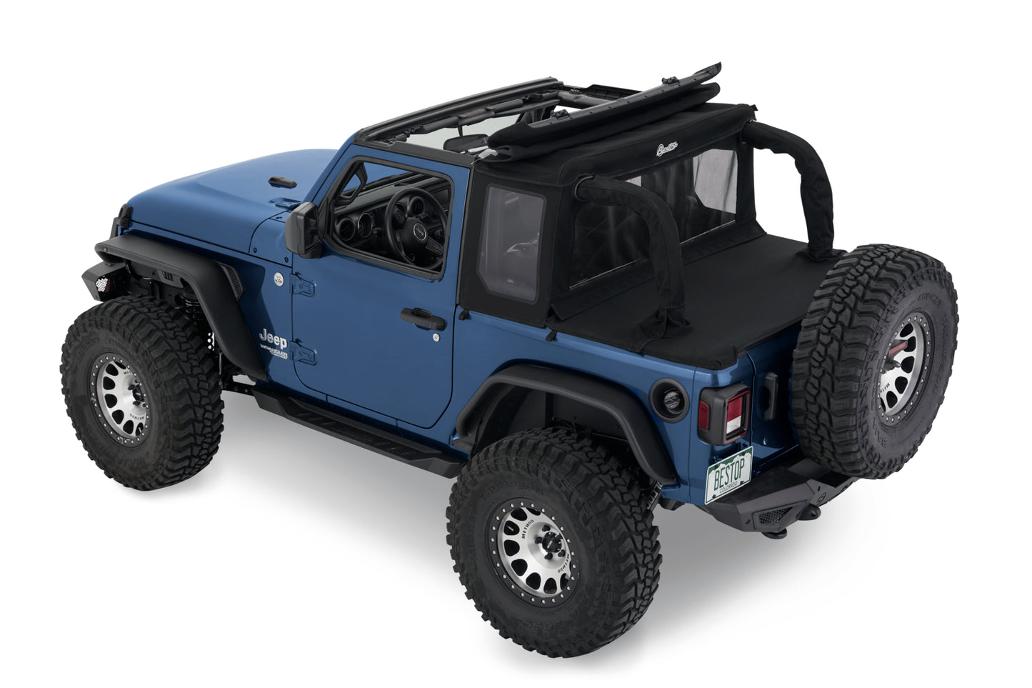 Bestop Jeep Wrangler Halftop Soft Tops For Jeep 2018-2023 Wrangler JL 2 Door Bestop