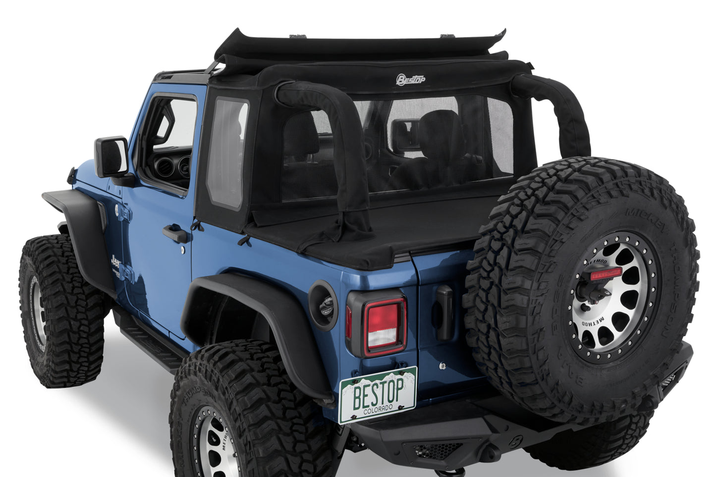 Bestop Jeep Wrangler Halftop Soft Tops For Jeep 2018-2023 Wrangler JL 2 Door Bestop