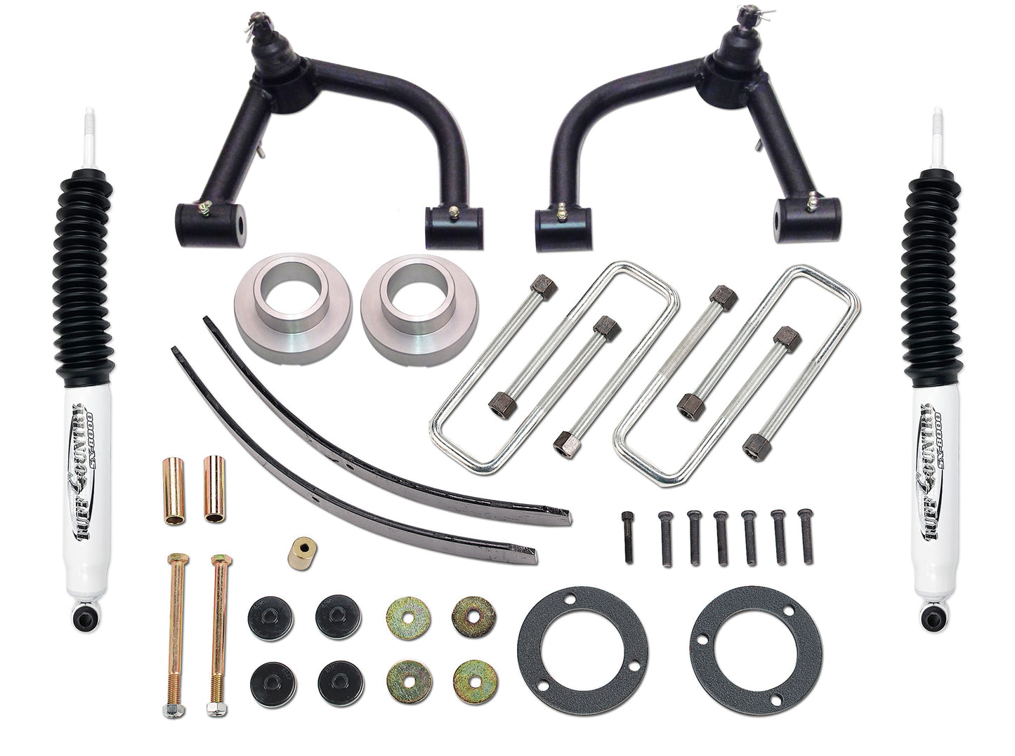 3 Inch Lift Kit 05-19 Toyota Tacoma 4x4 & PreRunner w/Control Arms Excludes TRD Pro Tuff Country