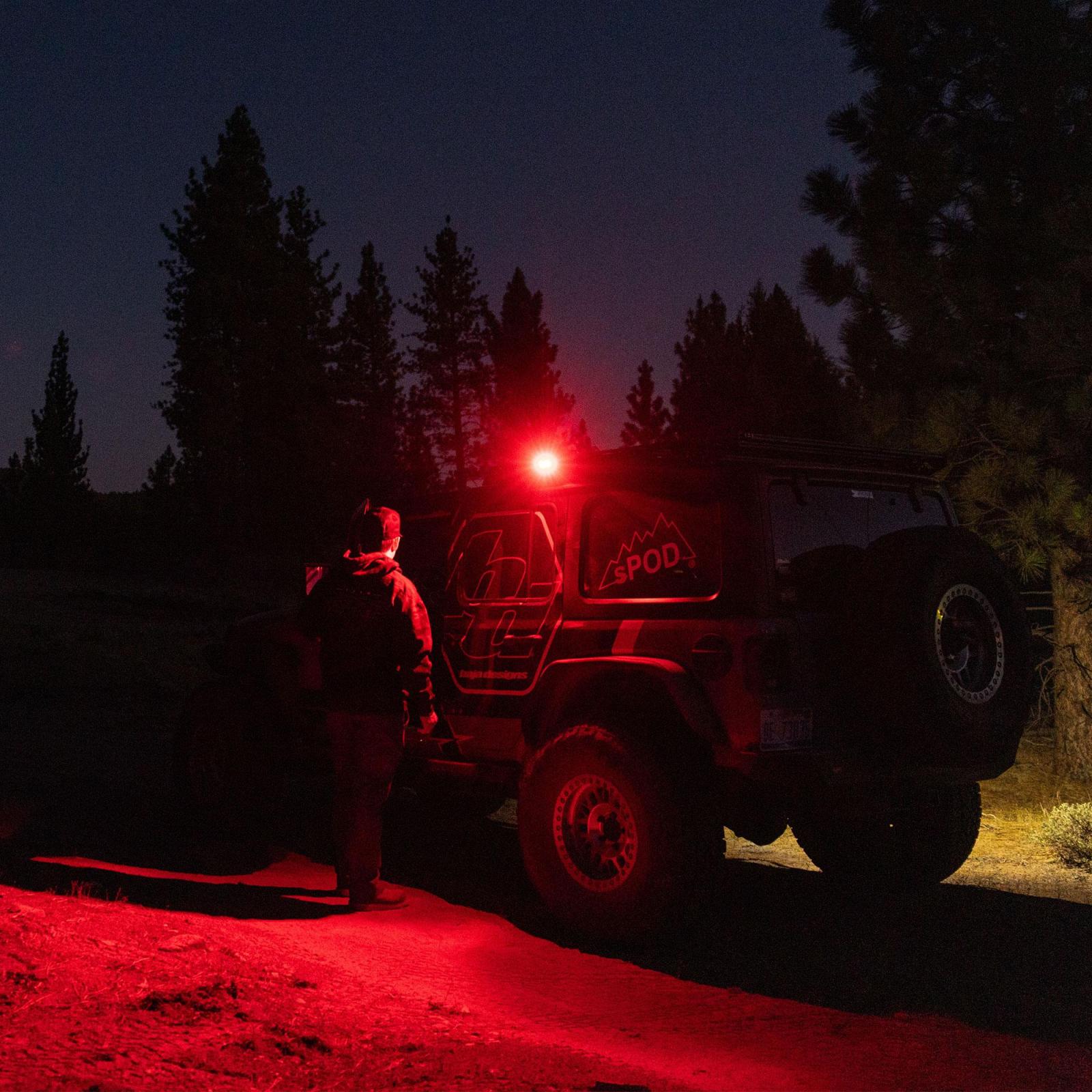S2 Red LED Auxiliary Light Pod Desgins Baja Designs-1