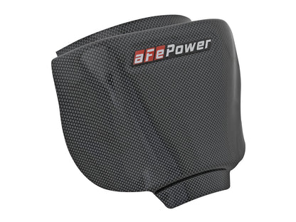 Magnum Force Cold Air Intake Rain Shield Carbon Fiber Design Fits Intakes Pn: 51-12802, 54-12802, 54-12852D and 54-12852R aFe Power
