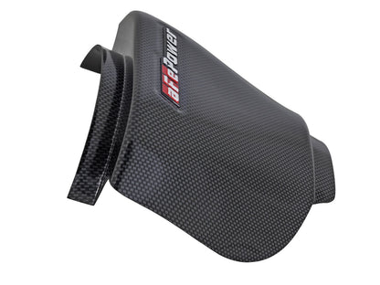 Magnum Force Cold Air Intake Rain Shield Carbon Fiber Design Fits Intakes Pn: 51-12802, 54-12802, 54-12852D and 54-12852R aFe Power-1